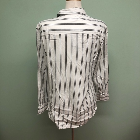 Tahari | Women's Button Down Shirt | White | Black | Various Sizes - Picture 2 of 4